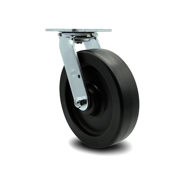 8 Inch Polyolefin Wheel Swivel Caster with Ball Bearing